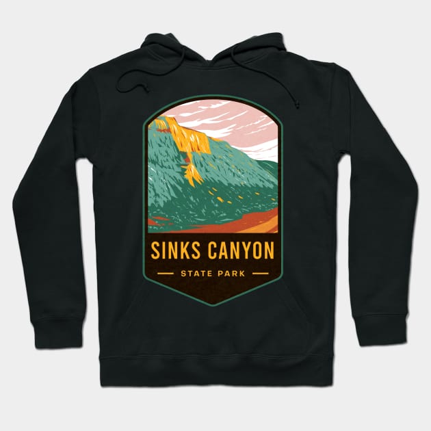 Sinks Canyon State Park Hoodie by JordanHolmes